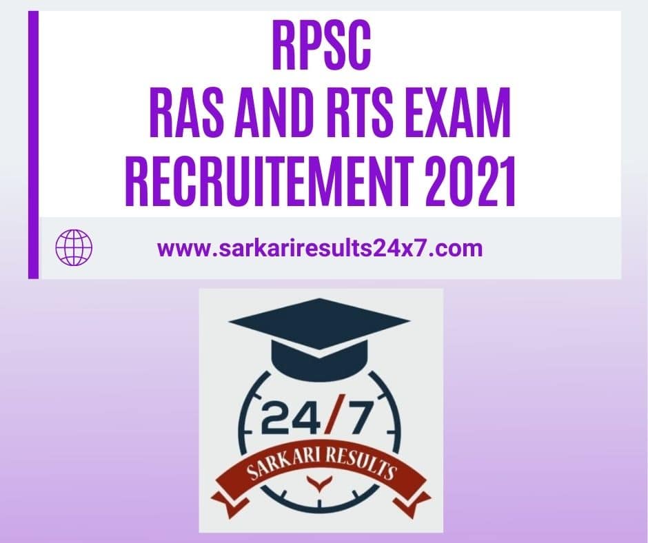 RPSC RAS and RTS Exam